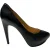 Giuseppe Zanotti Platform Hakken in Zwart Leer