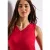 Street One Dames V-hals top in Rood