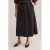 WE Fashion Curve midi rok zwart