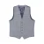 Lambretta Heren George Prince Of Wales Geruite Waistcoat (Grijs)