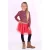 B.Nosy aansluitende gebloemde longsleeve – roze/donkergrijs