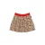 QPI korte rok met print – beige/zwart/rood