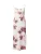 TOPSHOP Zomerjurk  lichtroze / karmijnrood / wit
