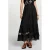 Morgan maxi rok zwart