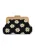 MYMO Clutch  geel / zwart / wit