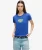 Super Athletics T-shirt met Aansluitende Pasvorm Blauw