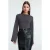 TRENDYOLMİLLA Dames Grijs Effen Lang Regular fit Blouses