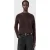 AllSaints Rebel Crew Neck Oxblood Red