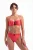 Beachlife voorgevormde strapless bandeau bikinitop rood