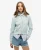 Superdry Vrouwen Essential Logo Korte Hoodie met Rits Lichtblauw