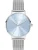 Tamaris Analoog horloge  lichtblauw / zilver