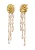 Haze&Glory Oorbellen ‘Muschel’  goud / parelwit