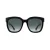 Gucci Zonnebril GG0034S 002 Zwart Glitter Groen En Roodgrijs Verloop
