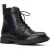 Base London Brunel Leren Heren Zwarte Enkelboots