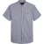 Lyle & Scott marineblauw Gringham overhemd met korte mouwen