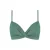 Beachlife voorgevormde beugel bikinitop met lurex en textuur groen