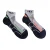 Pack-2 Viertel-Laufsocken F2526 für Herren