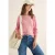 Cecil Dames Gemêleerd shirt met knopen in Rood