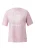 QS Shirt  rosa / wit