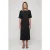 ARKET Viento Viscose Crepe Dress Black