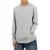 Brave Soul Hoodie met ingezette mouwen voor jongens (Lichtgrijs)