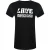 Love Moschino Dames/Dames Groovy Logo T-shirt met korte mouwen (Zwart)