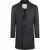 McGregor Wool Herringbone Over Coat Dark Grey Melange