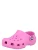 Crocs Open schoenen ‘Classic’  pink / zwart / wit