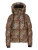 19V69 ITALIA Winterjas ‘Anzia Leo’  bruin / zwart / wit