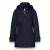 District gewatteerde jas marineblauw