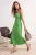 TRENDYOLMİLLA Dames Groen Effen Maxi Mouwloos Bodycon Jurken