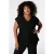 MS Mode Plus Size top – zwart