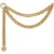 Malelions Women Chain Emblem Belt | Gold