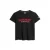 Strakke T-shirt met logo voor dames Superdry