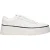 Jil Sander Witte Leren Platform Sneakers