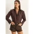 Casual Lange Mouwen Knopsluiting Poplin Shirt met Pocket