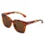 Sinner zonnebril met tortoise print Marathi bruin