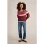 White Stuff Frosted Fairisle Jumper Plum Multi