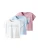 TWO SOON Shirt  lichtblauw / oudroze / wit