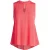 Mouwloze top met afgeronde zoom