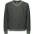 No Excess Pullover V-neck 2 Coloured With Wool Smoke
