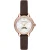 Emporio Armani Mia Dames Horloge Bruin AR11568