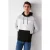 Sweatshirt met capuchon en colour blocking