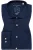 ETERNA Performance Slim Fit Overhemd marine, Effen