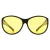 Montana Butterfly Womens Mat Zwart Geel Gepolariseerd FO8 Fit Over Glasses Night Driving Sunglasses