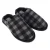 Men’s Jack Jones Far Check 2.0 Slipper in Grey