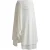 Elegante gelaagde ivoorkleurige rok — soepele draperie, vrouwelijke beweging en tijdloze verfijning.