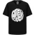 Pretty Green Heren T-shirt katoen met logo (Zwart)