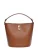 Luisa Vannini Brown Rundleer Tas