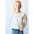 Mango Kids gebloemde blousetop met borduursels – ecru